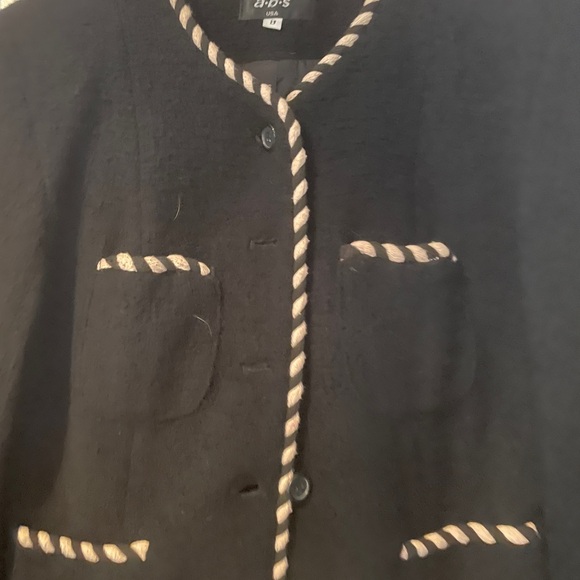 Chic Black Jacket ABS 8 Blazer Coat - Picture 3 of 10